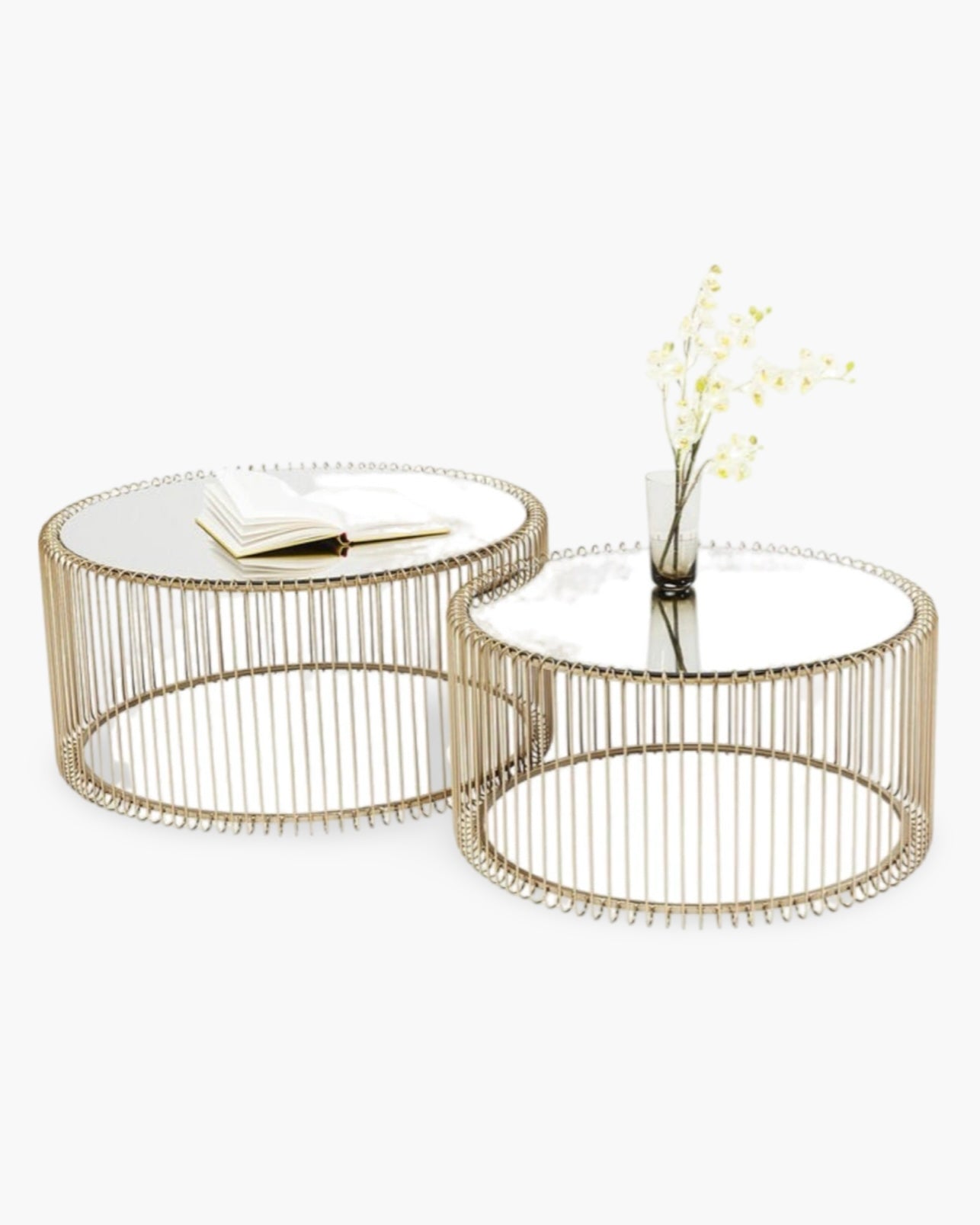 Set de 2 tables basses Wire GM