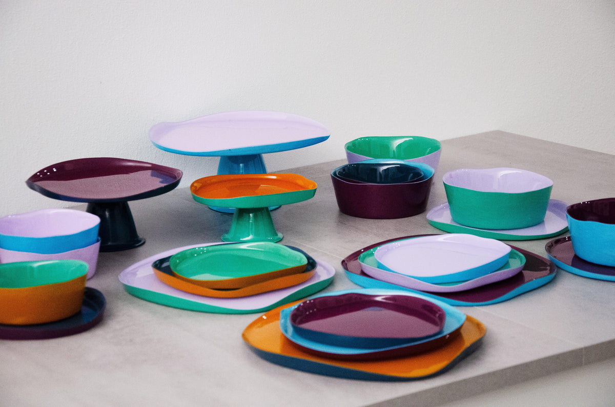 Set de 2 assiettes entrée Dolce