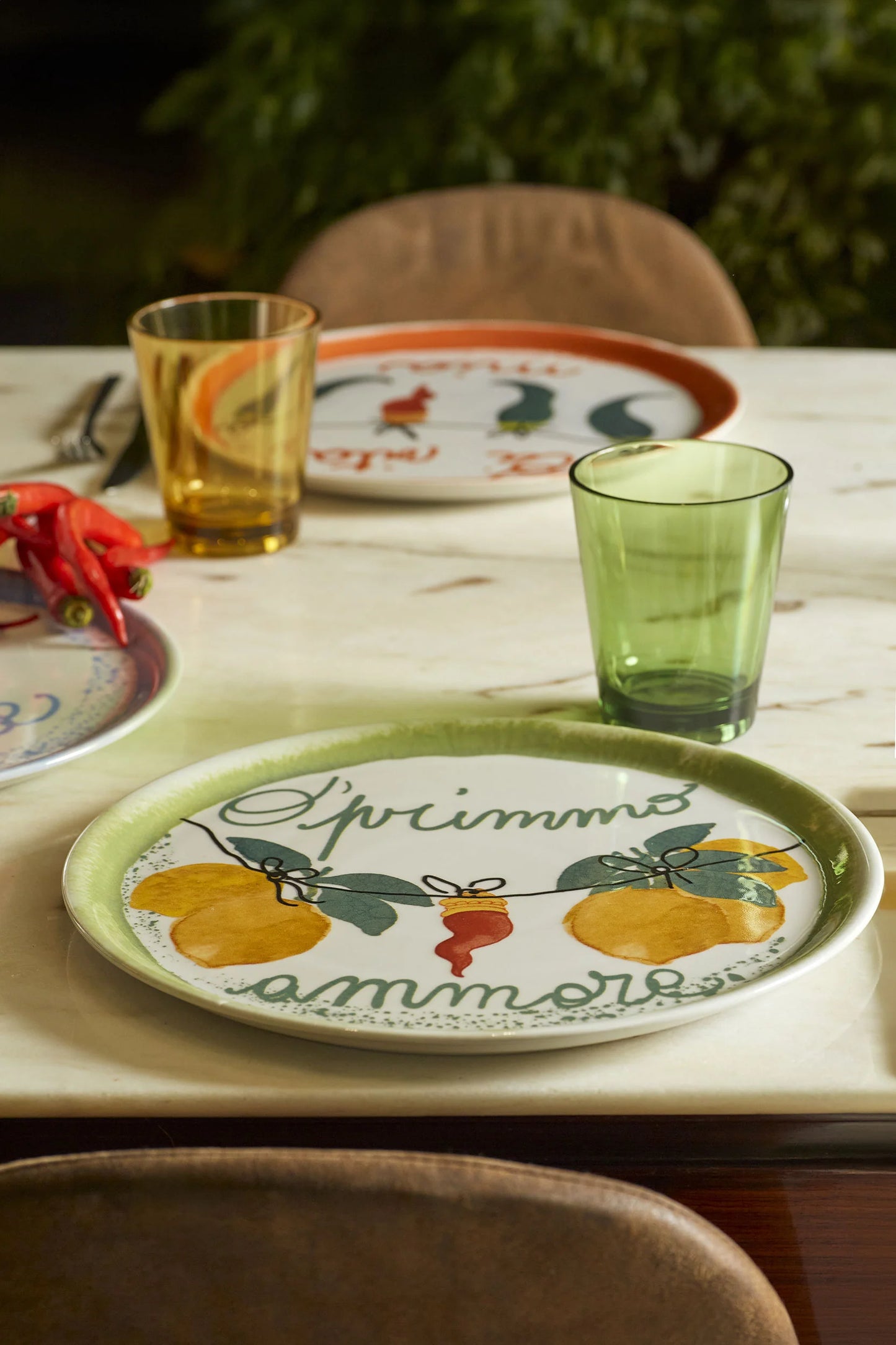 1x Assiette Oi Vita Mia