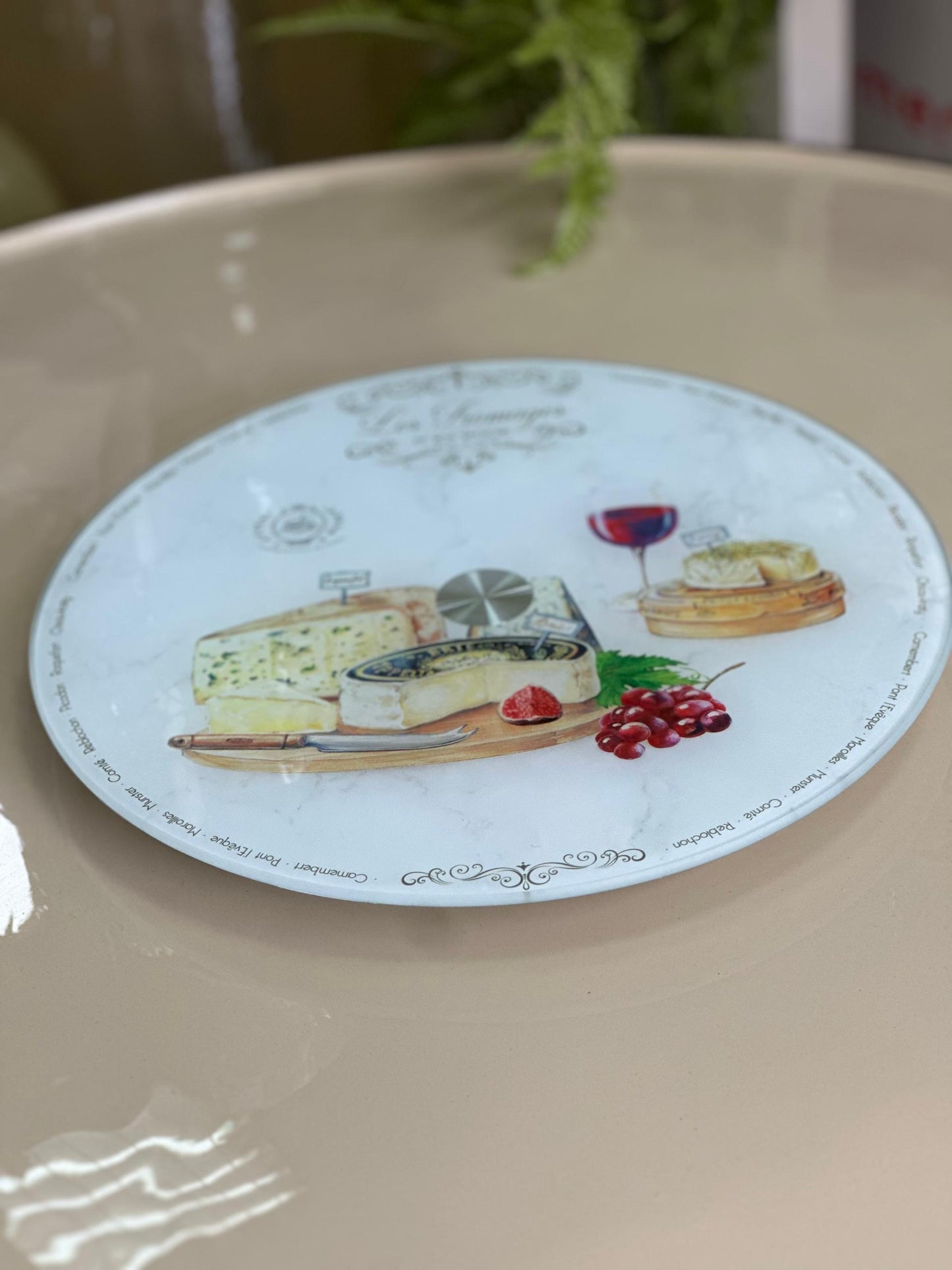 1x Plat de service tournant