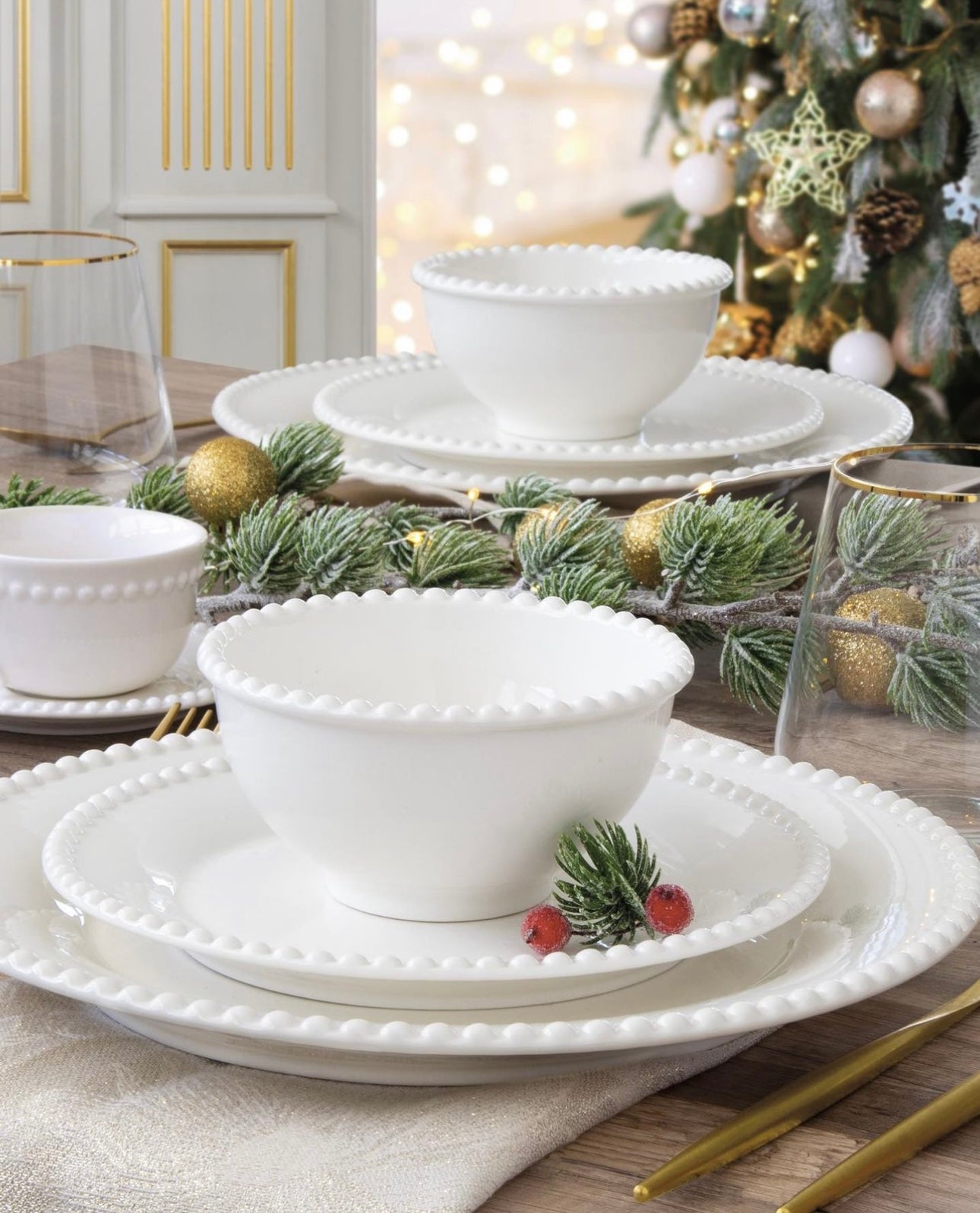 1x Plat de service en porcelaine ovale Tiffany