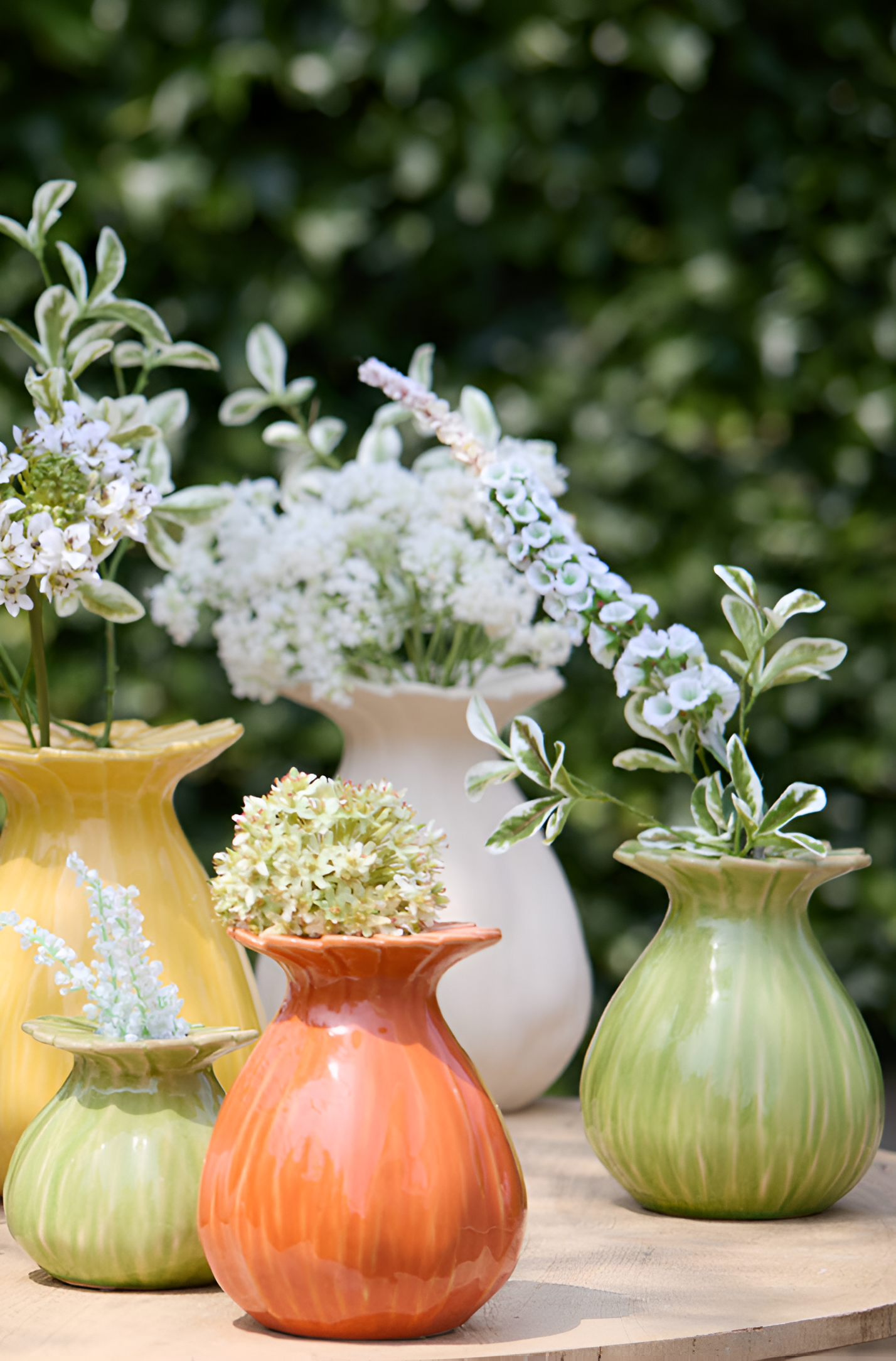 1x Flower vase green MM