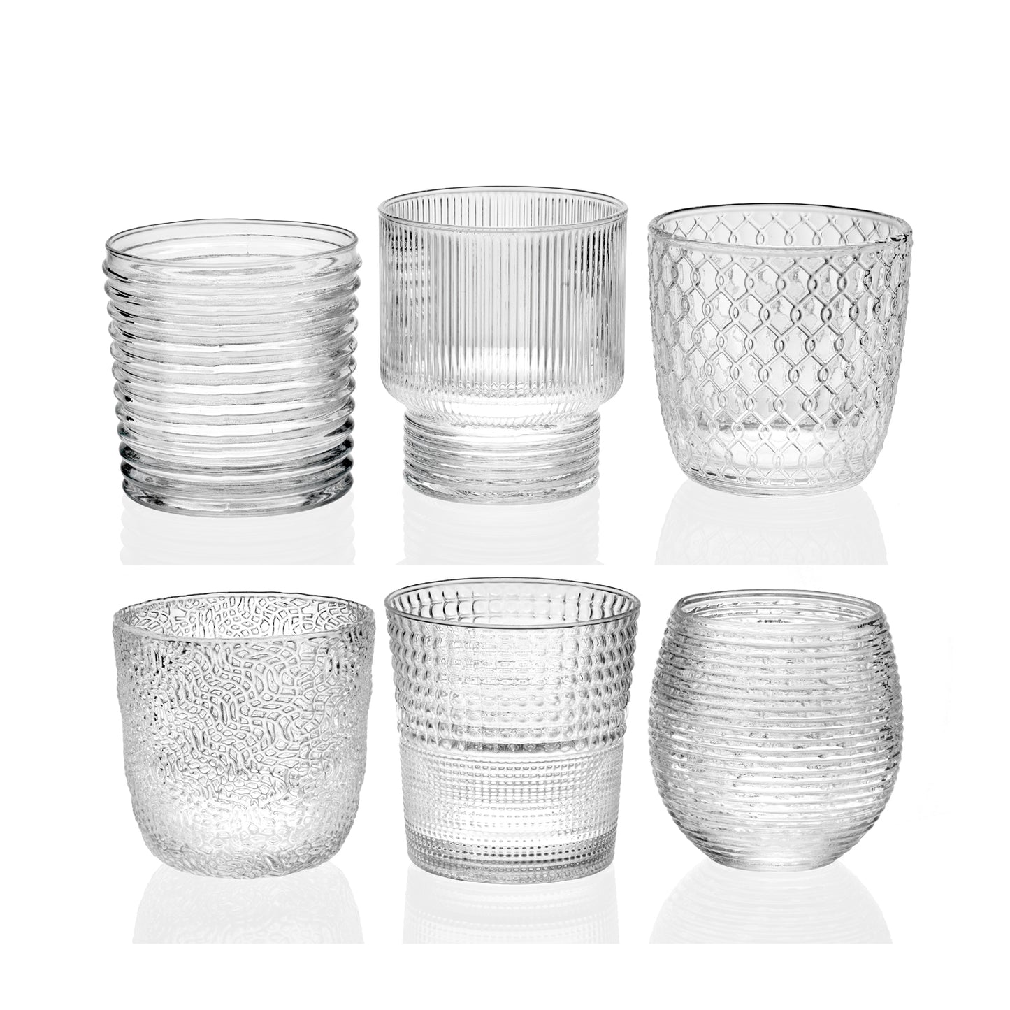 Set de 6 verres Tricot @IVV
