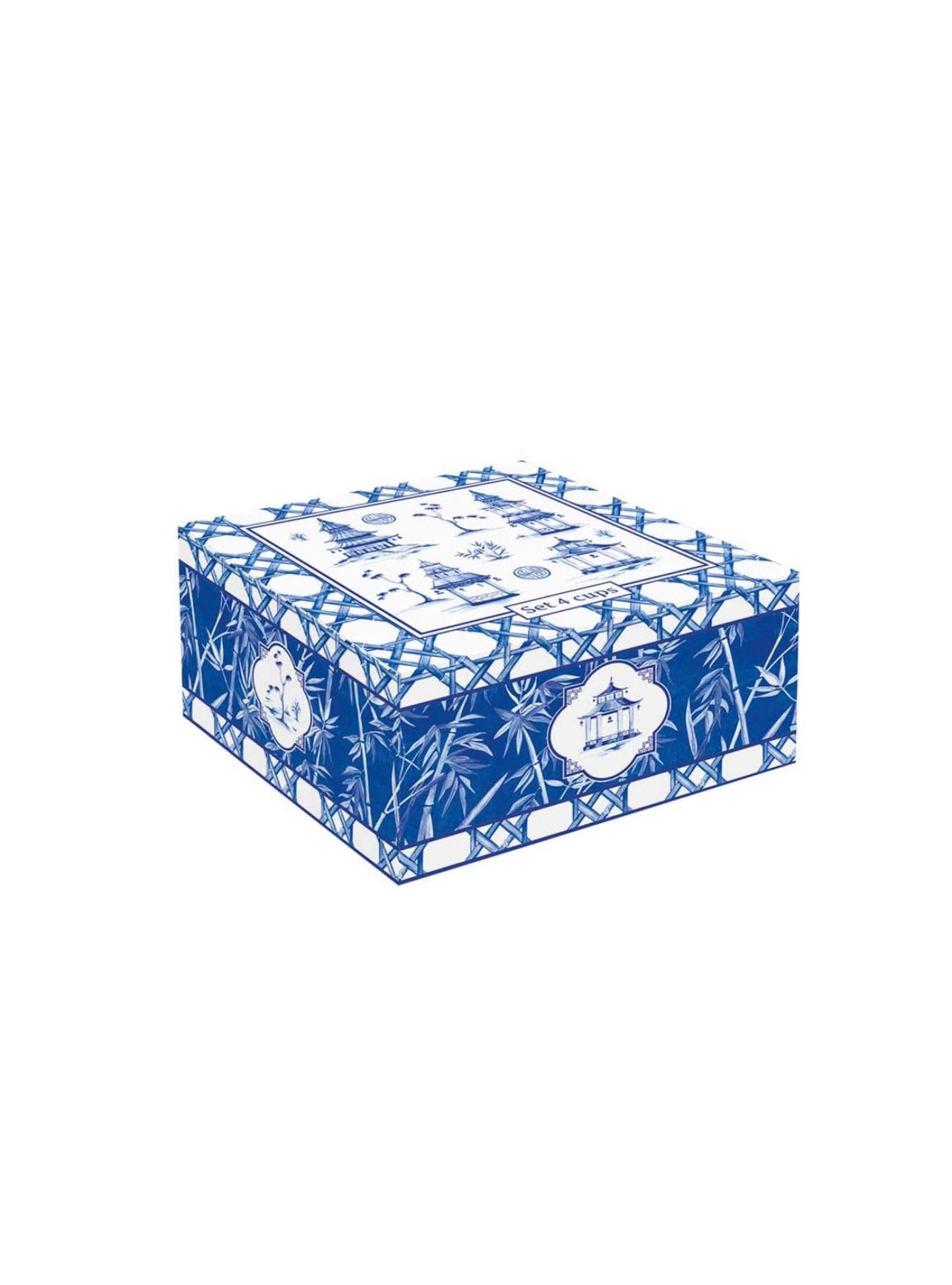 Set de 4 tasses à café Pagode