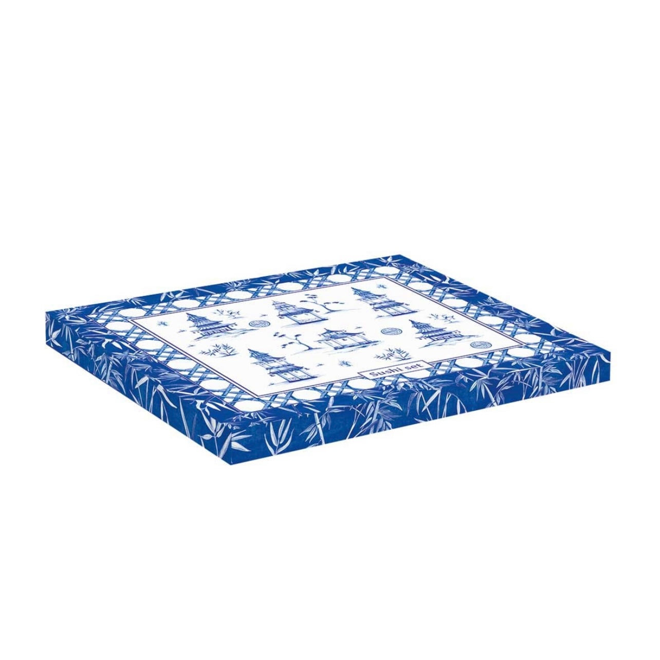 2 Sushi Set en porcelaine Pagode