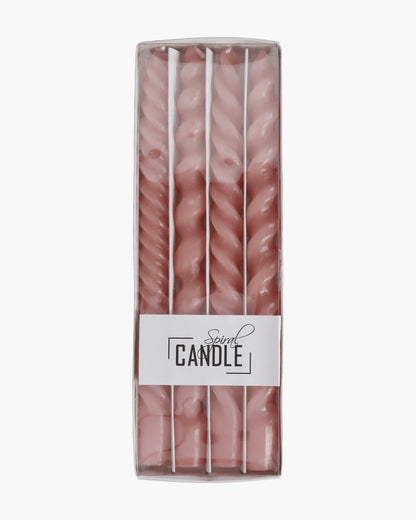 Set de 4 bougies Spiral