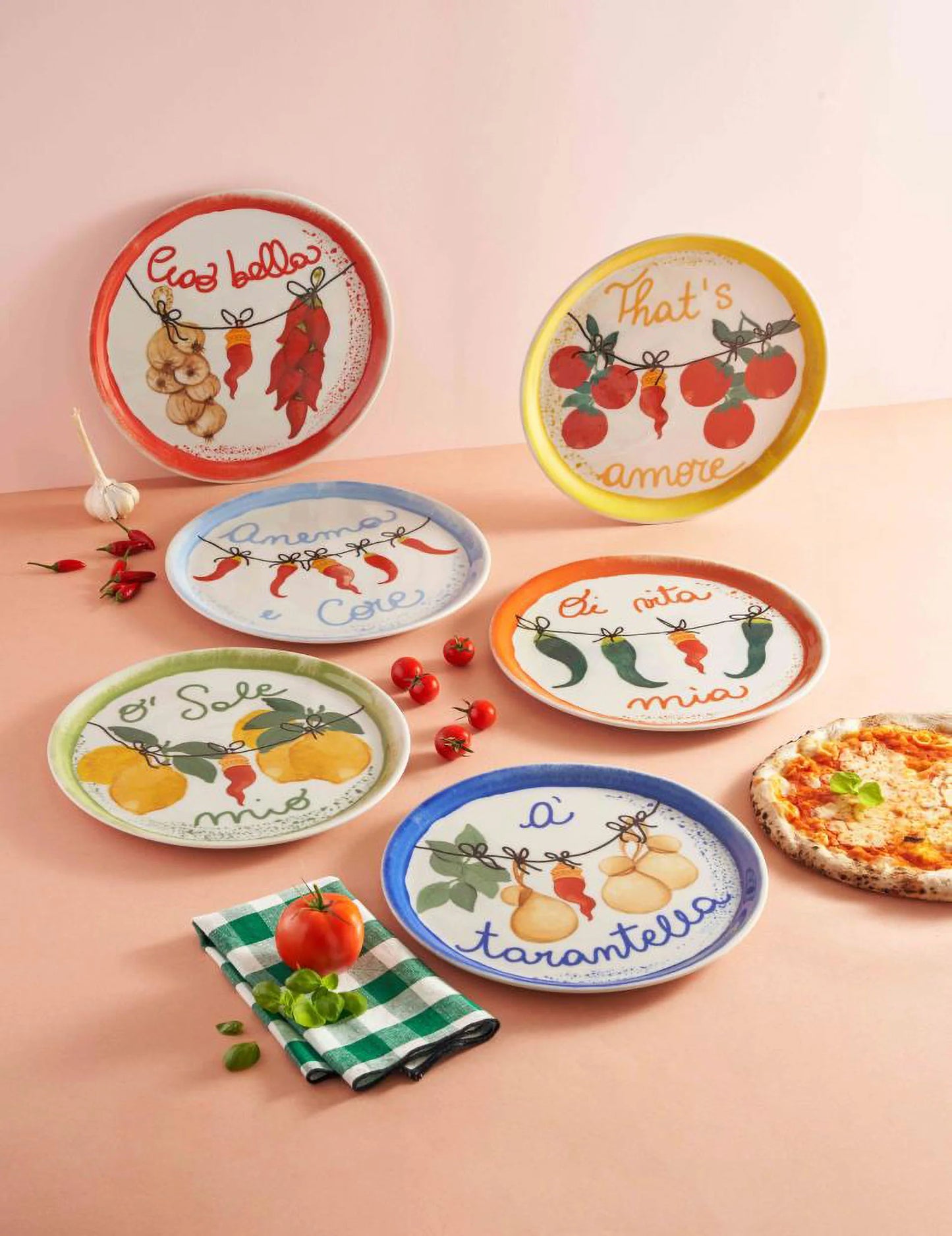 1x Assiette Oi Vita Mia