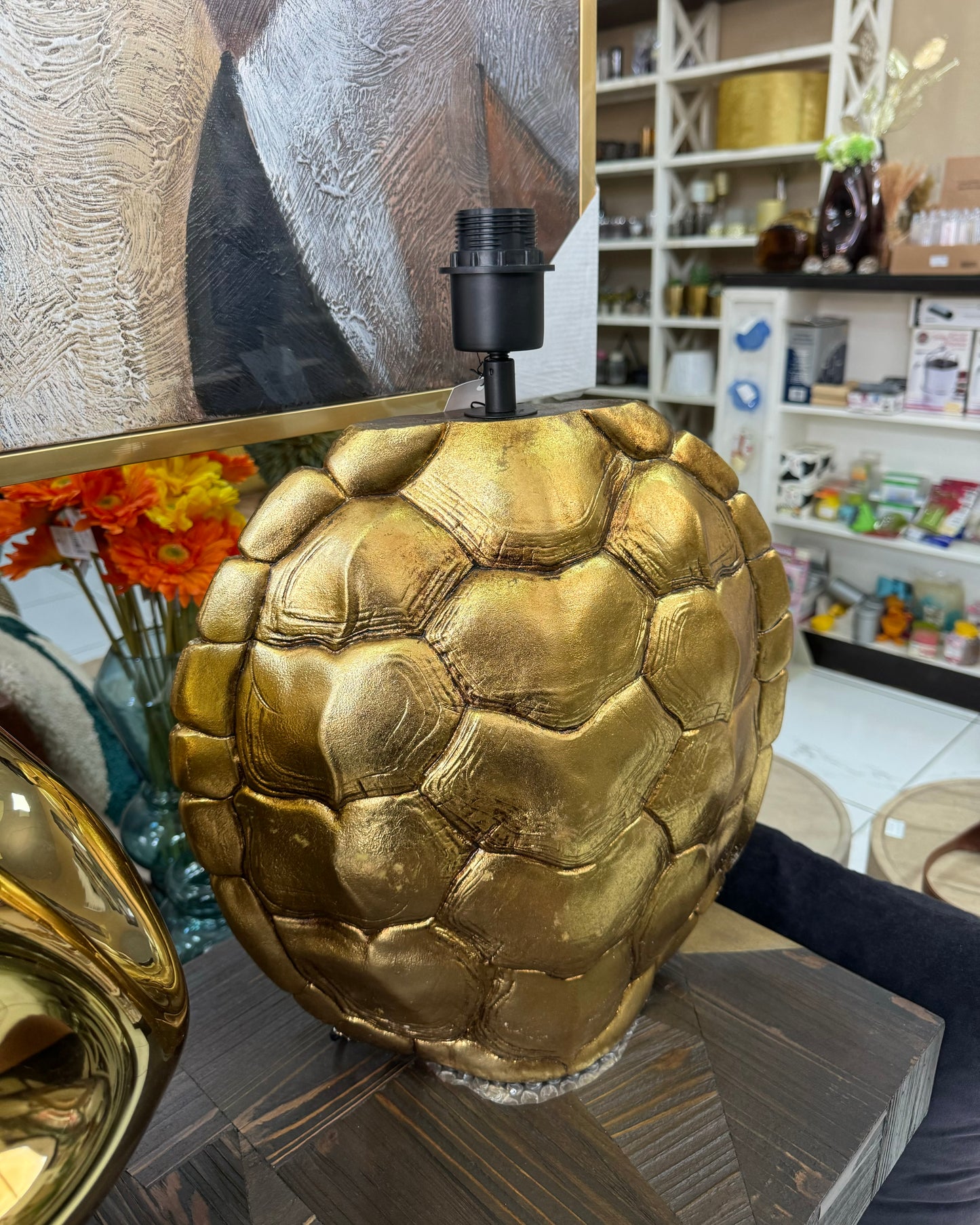 Pied de lampe Turtle