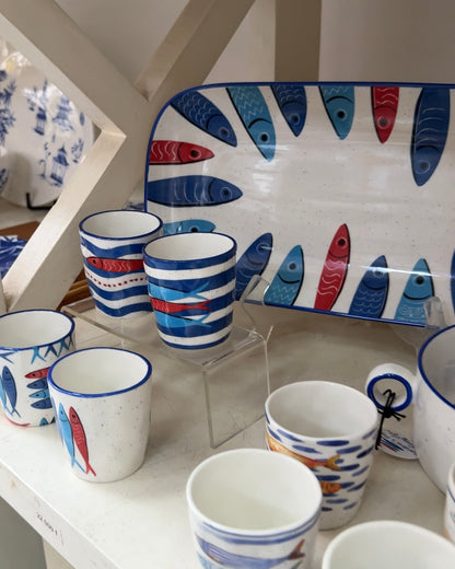 Set de 4 tasses à café Sardine’s Party