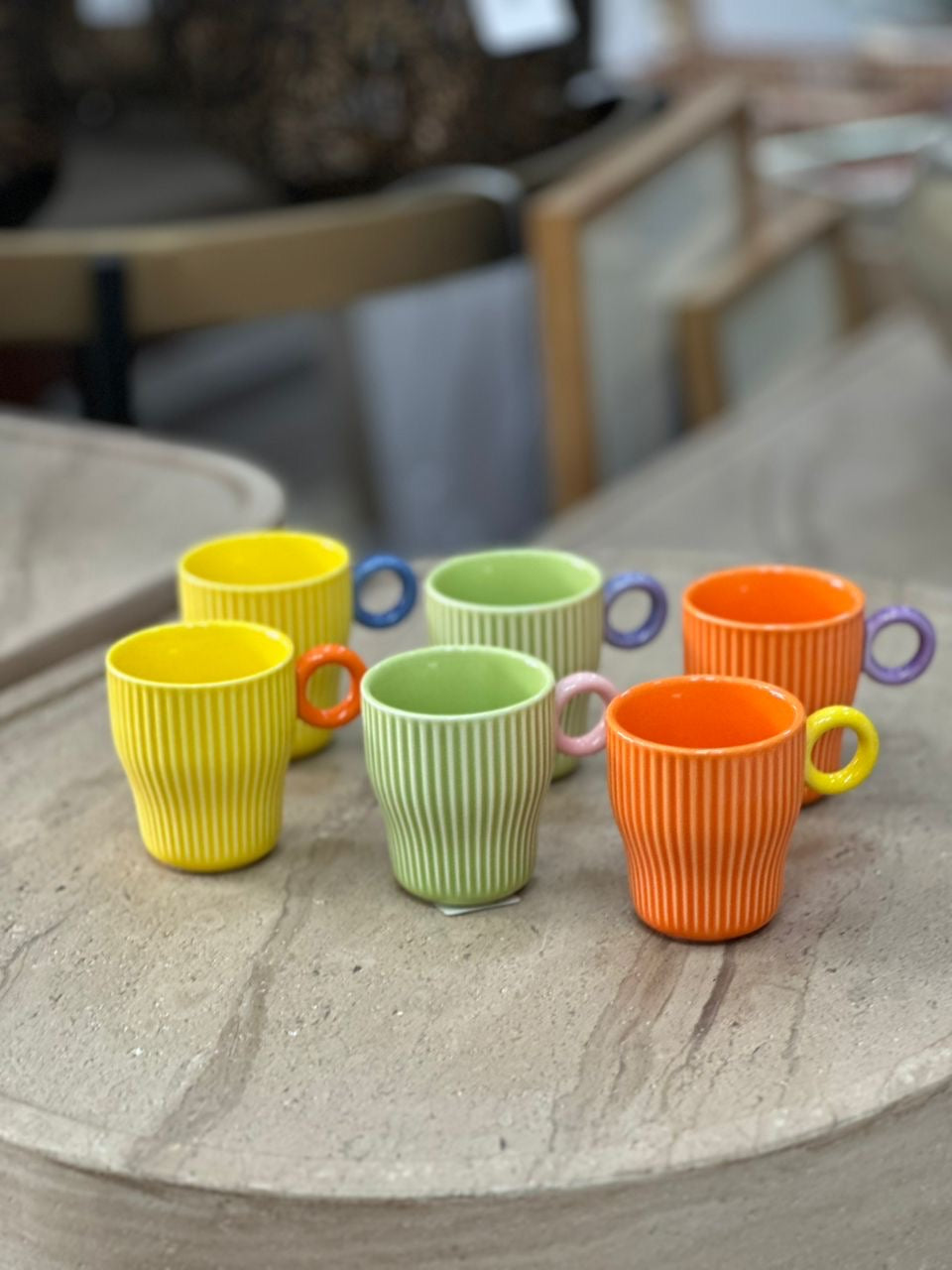 1x Set de 6 tasses à café