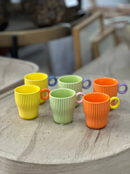 1x Set de 6 tasses à café
