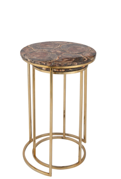 Set de 2 tables d’appoint Petri