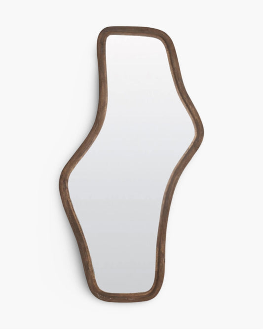 Miroir Celano en bois foncé MM