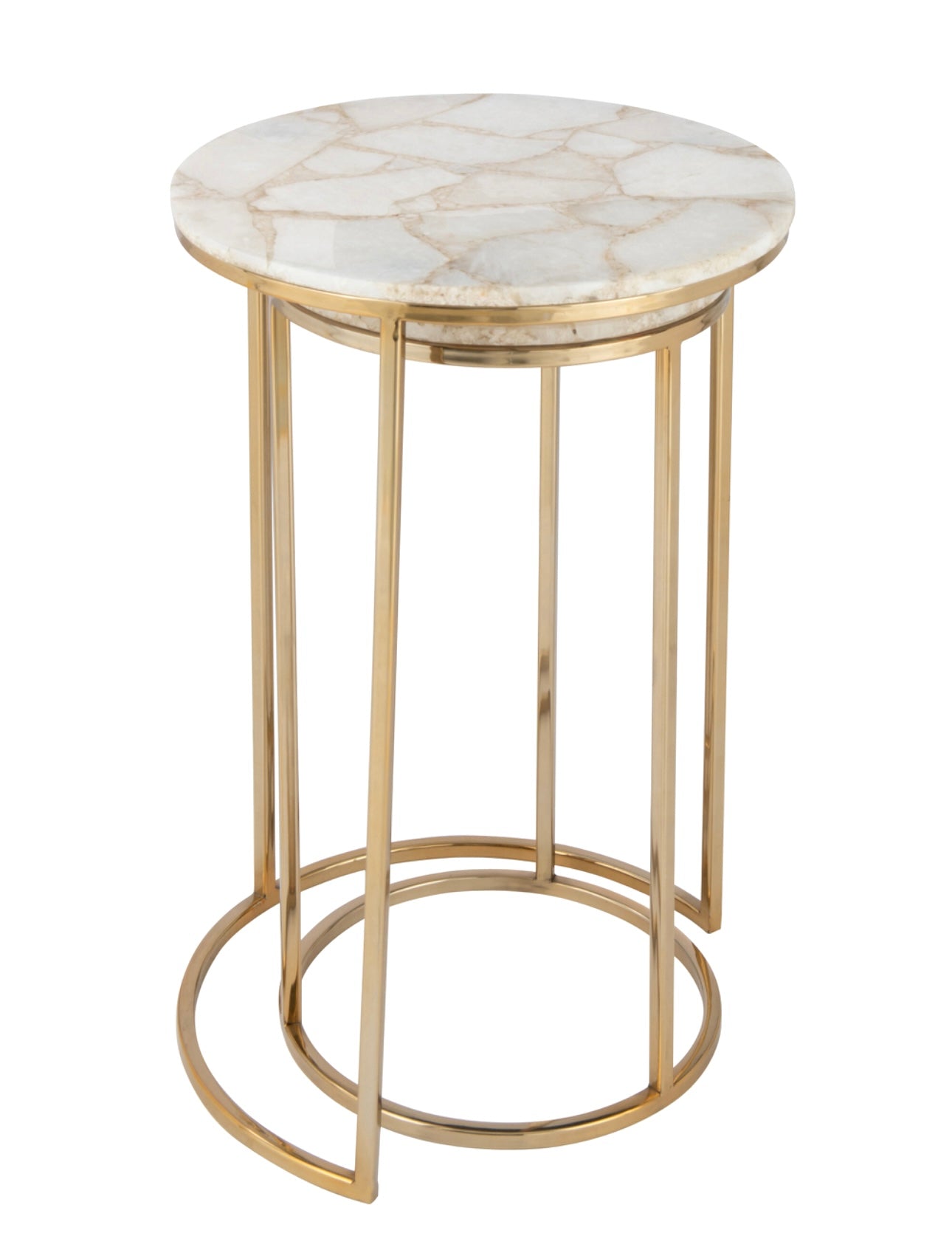 Set de 2 tables d’appoint Quartz