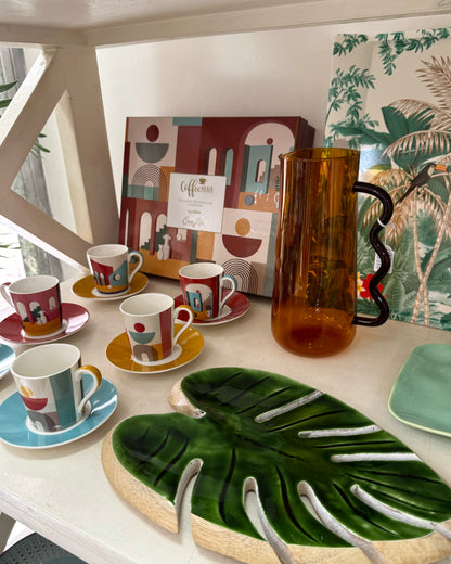 Coffret de 6 tasses à café Illusion