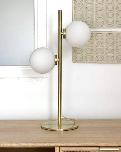 Lampe de table Edmond 2 globes