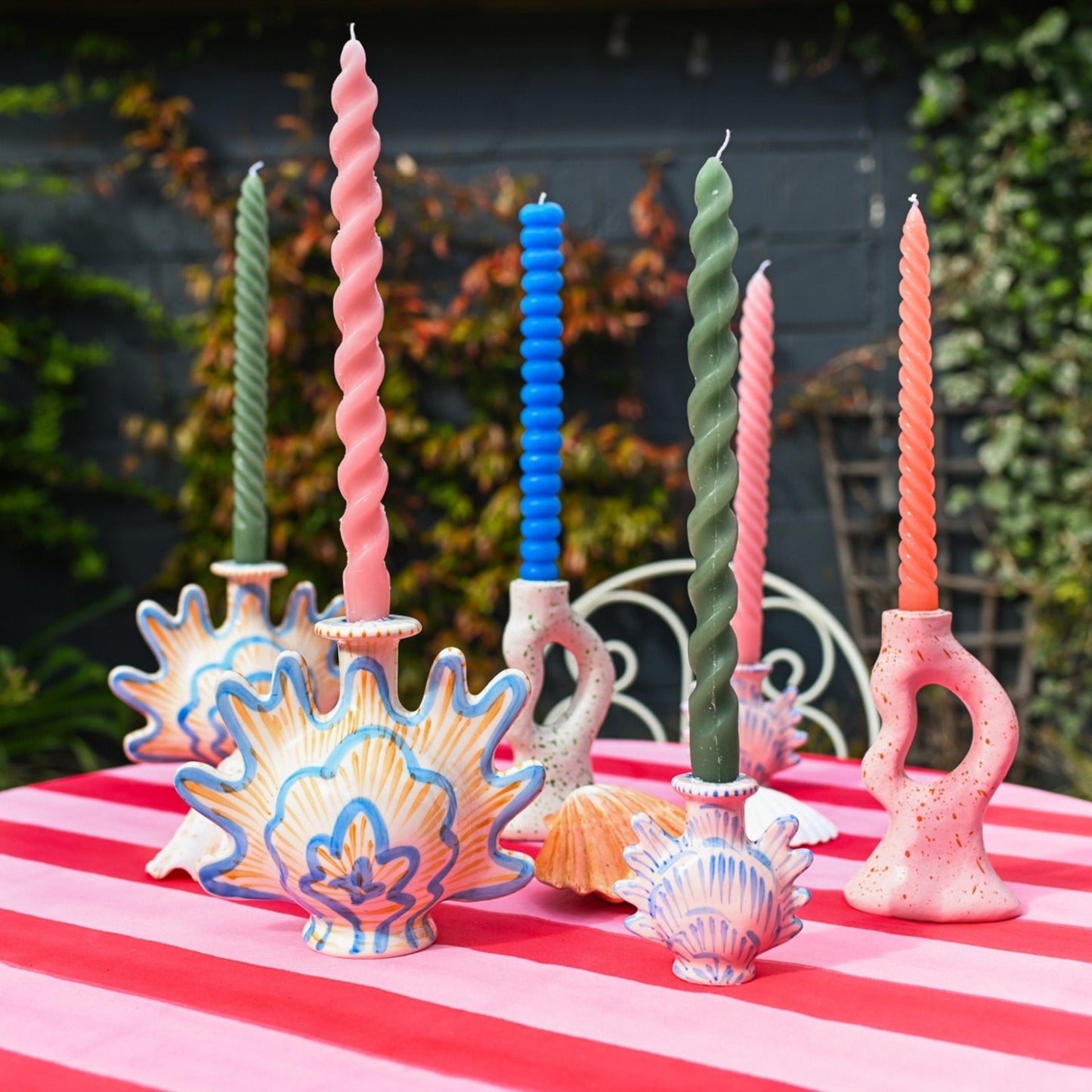 Set de 4 bougies Spiral