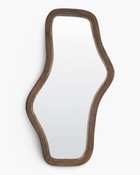 Miroir Celano en bois foncé GM