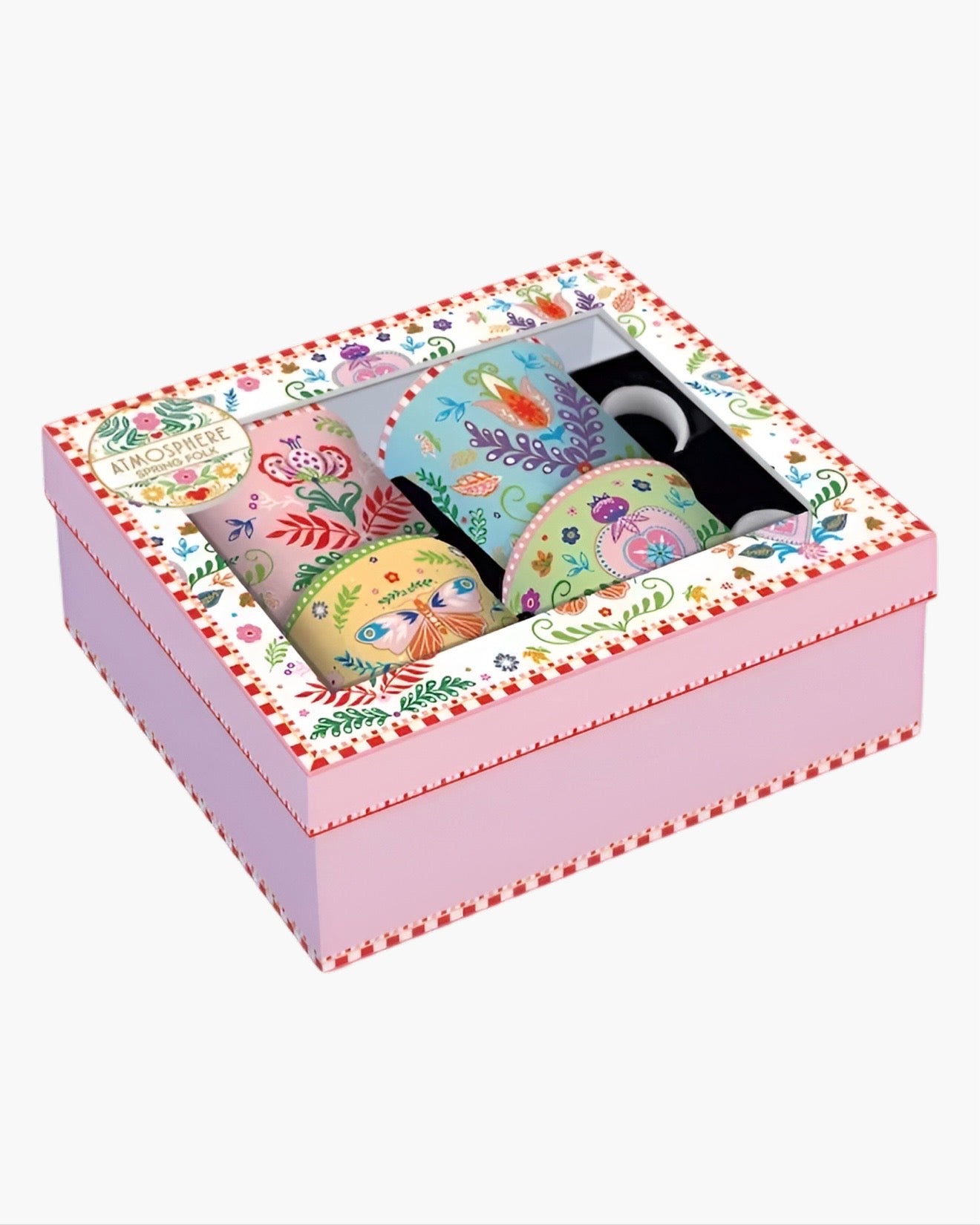 Set de 4 mugs Spring Folk