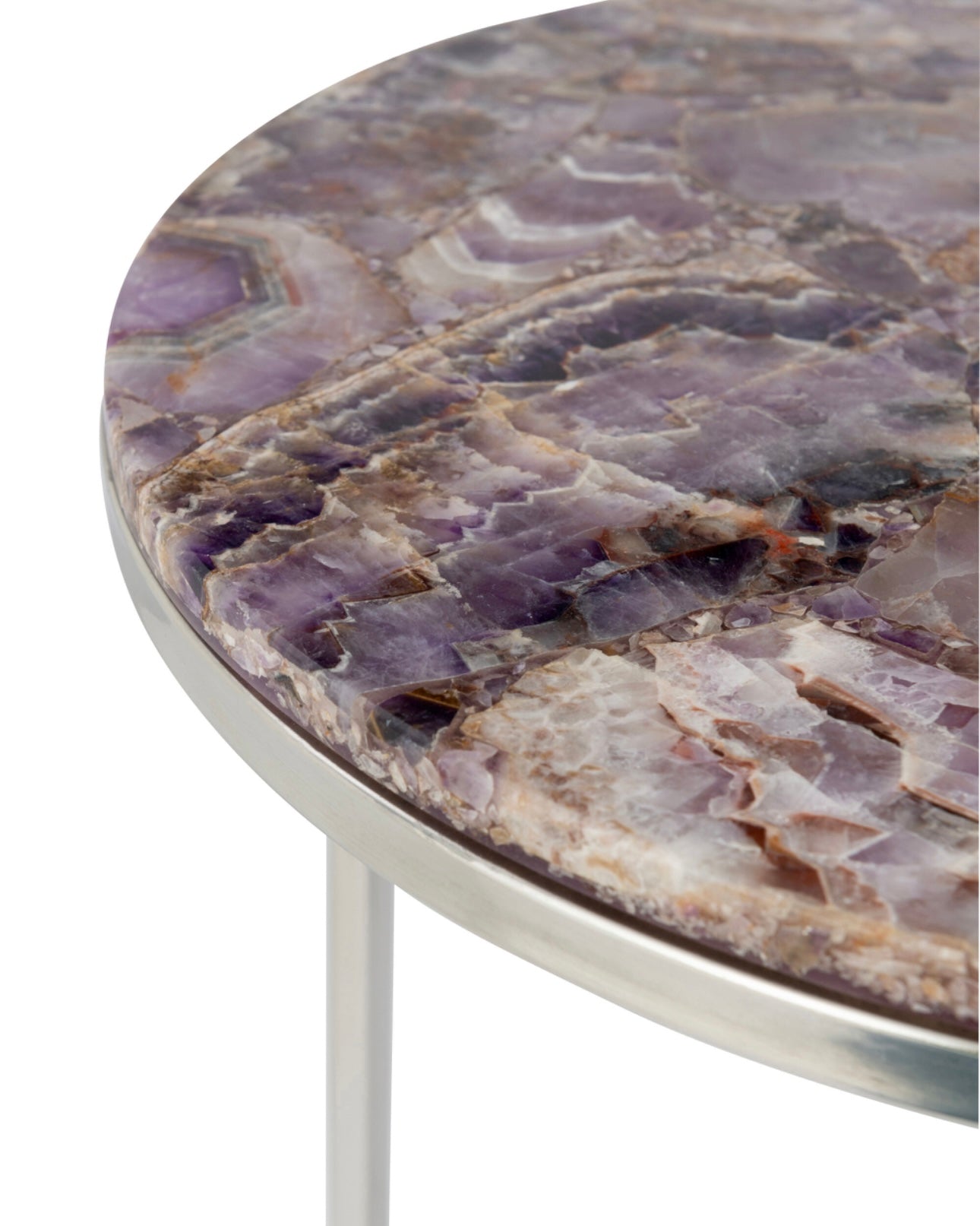 Set de 2 tables d’appoint Amethyst