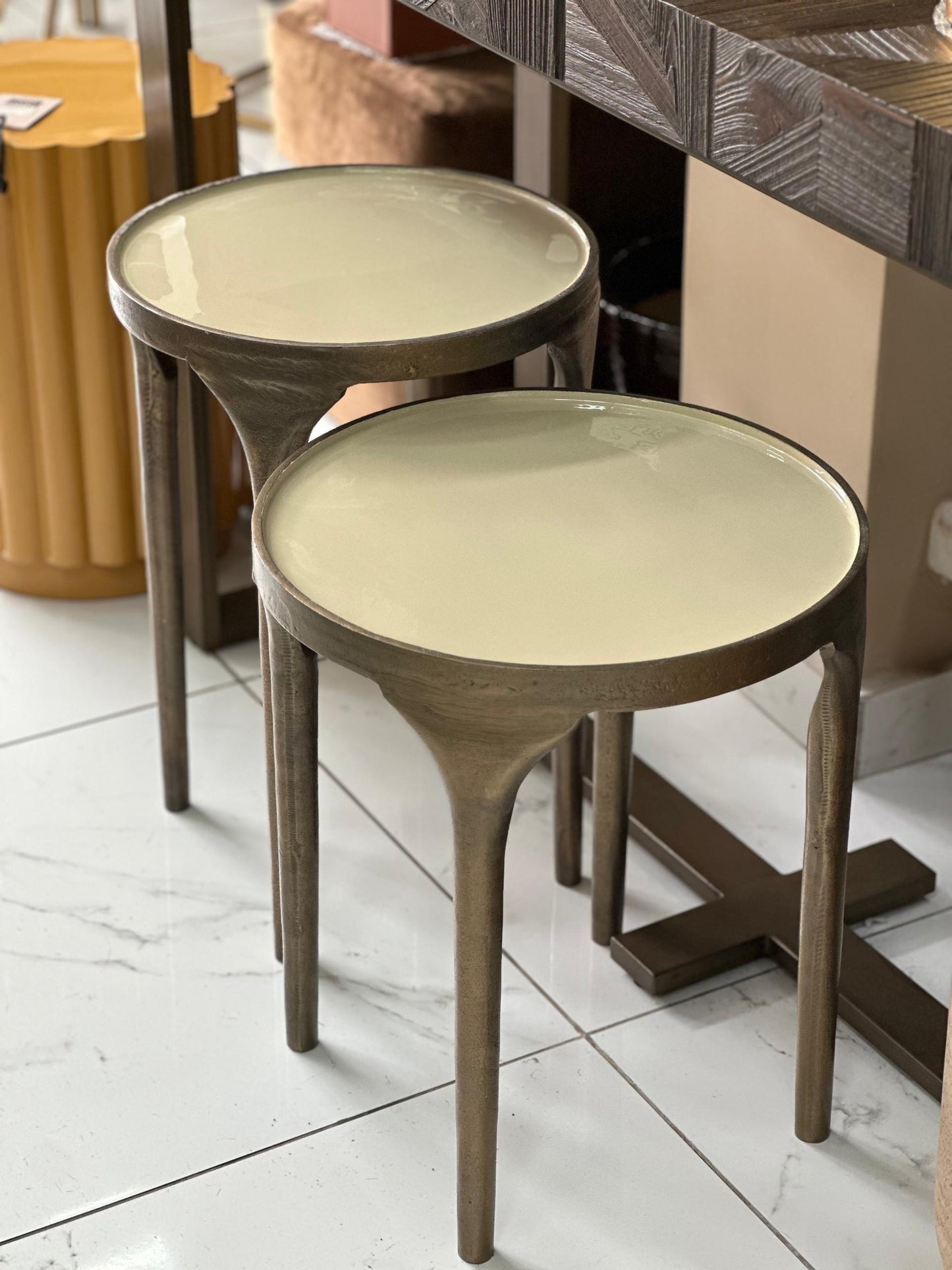 Set de 2 tables d’appoint Lapaz