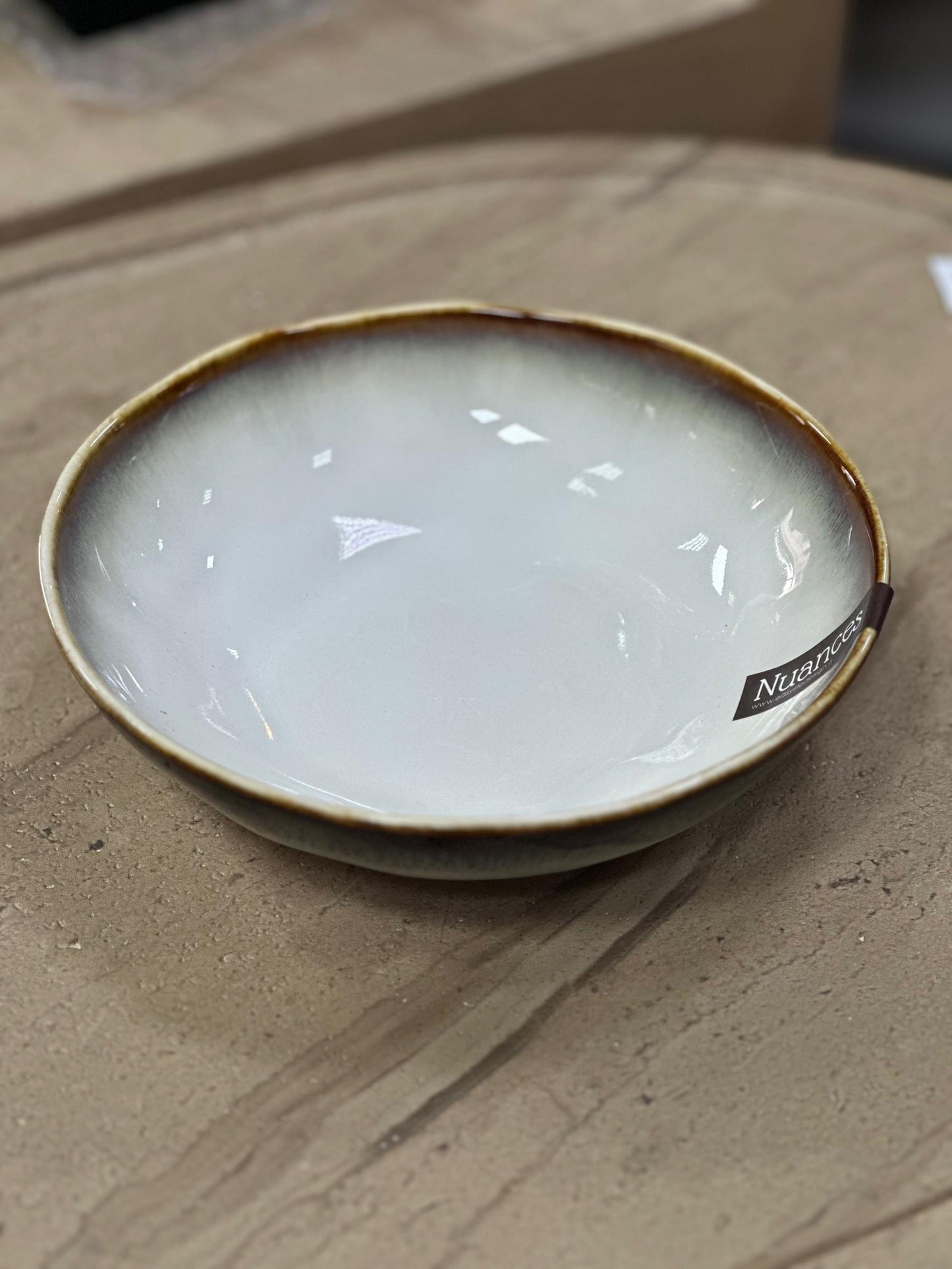 12x Assiette creuse Nuances (prix à l'unité)