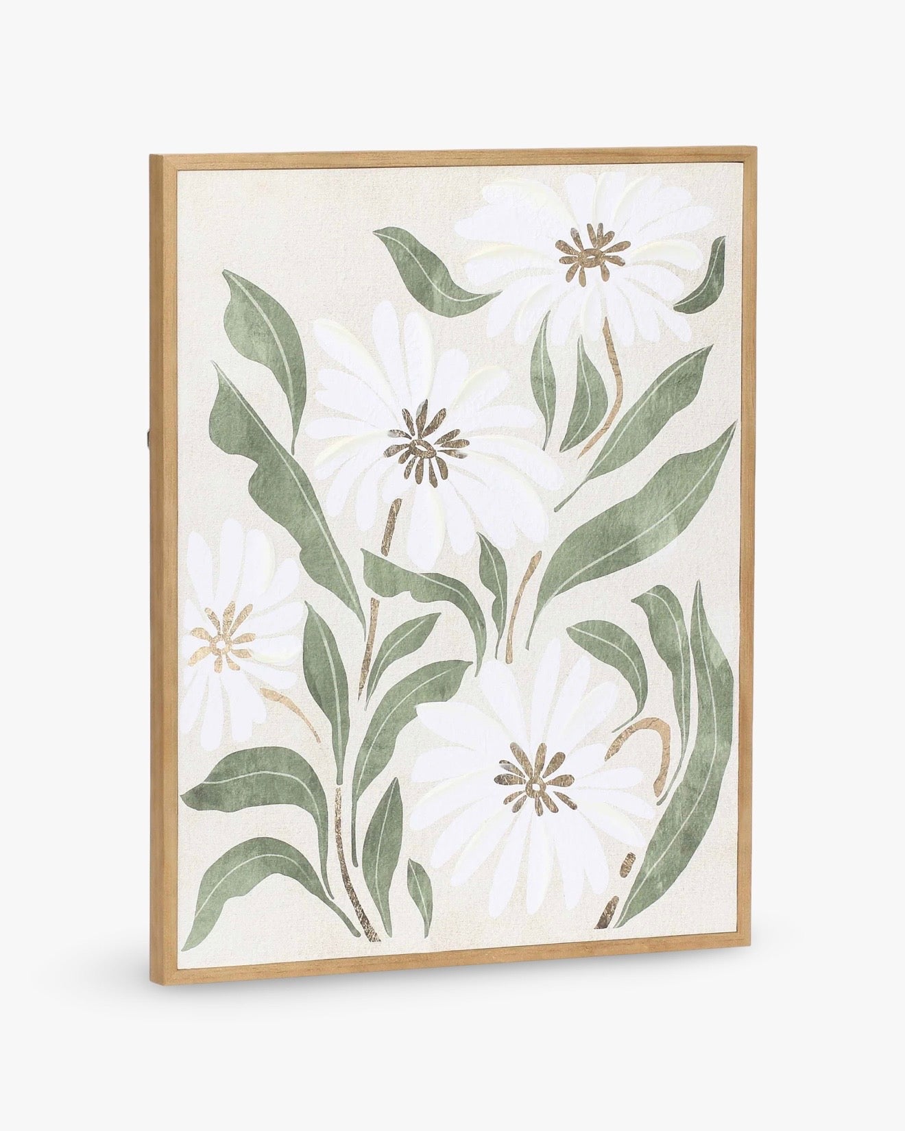 Tableau White Flowers 40x50