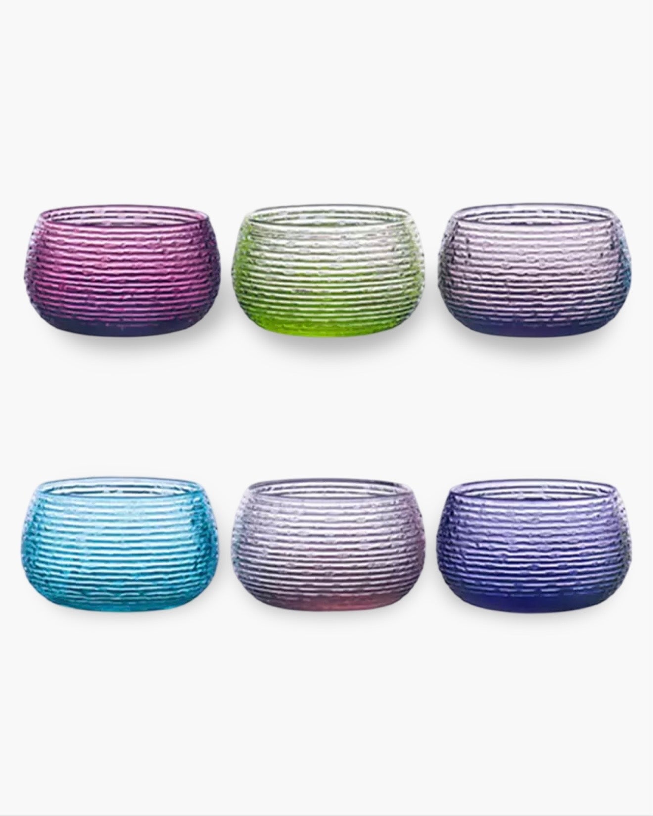 Set de 6 coupelles Striped @IVV