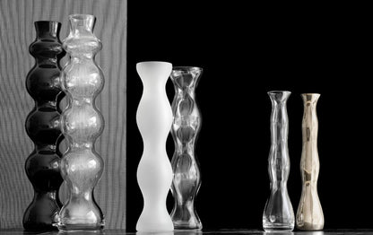 Vase Wavy en verre transparent @IVV