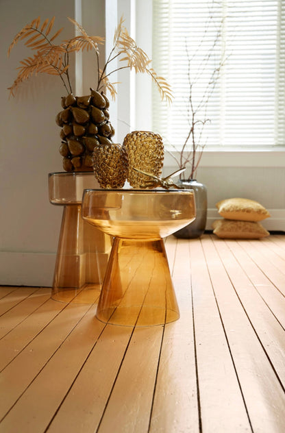 Table d’appoint en verre Dakwa