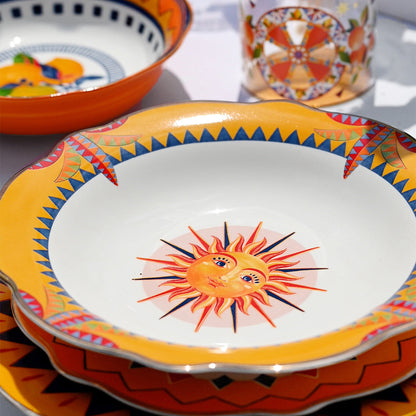 Set 6 assiettes creuses Dolce Vita Sole