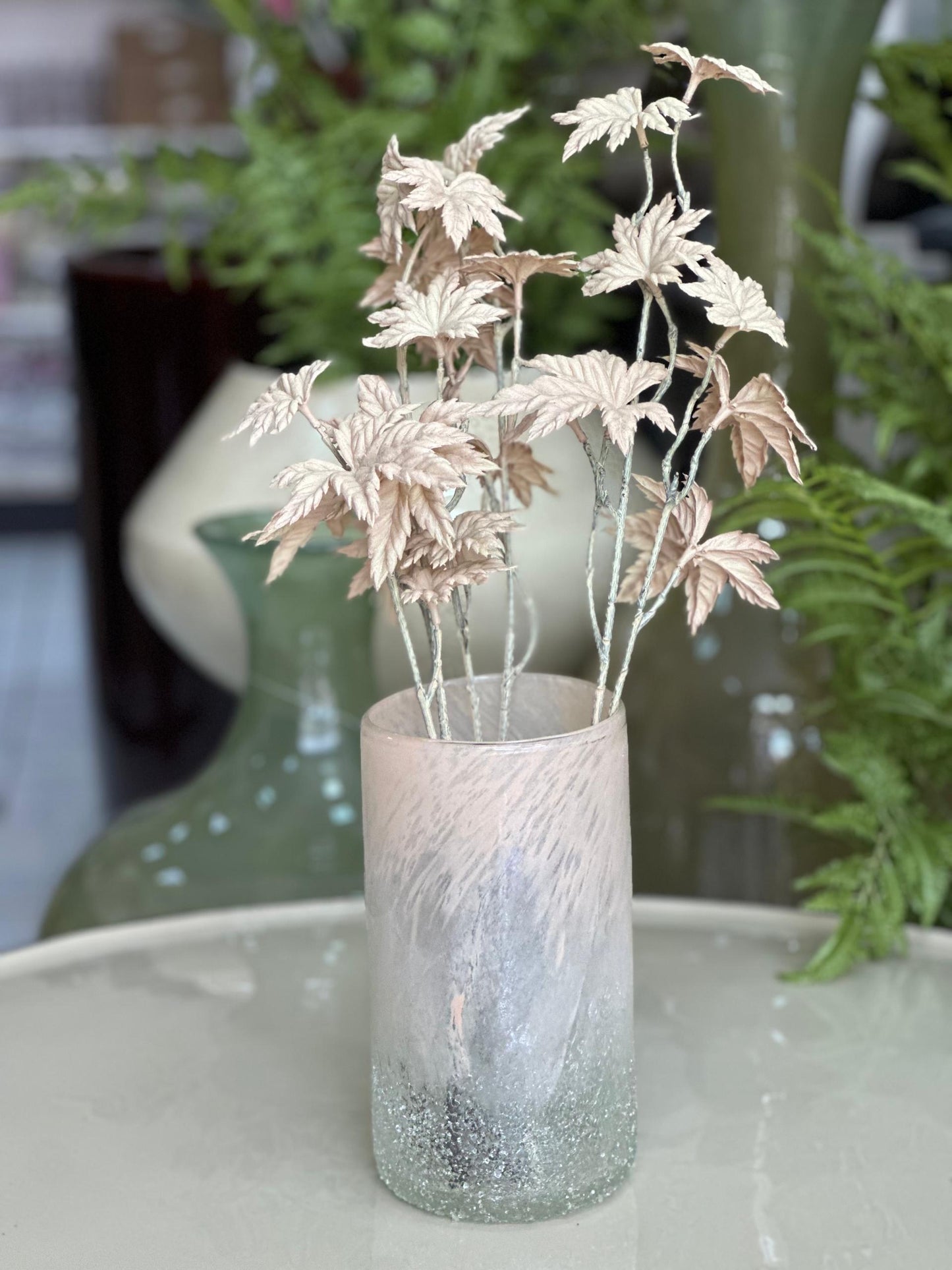 1x Vase + fleurs