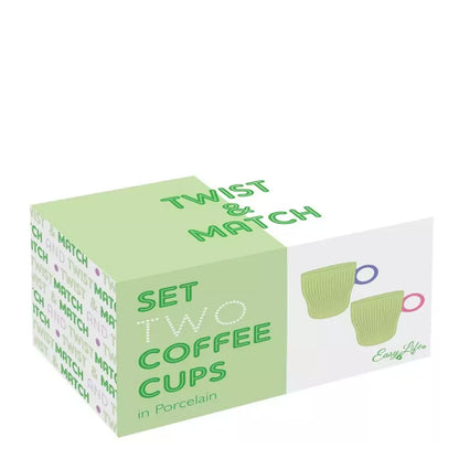 Set de 2 tasses à café Twist&Match