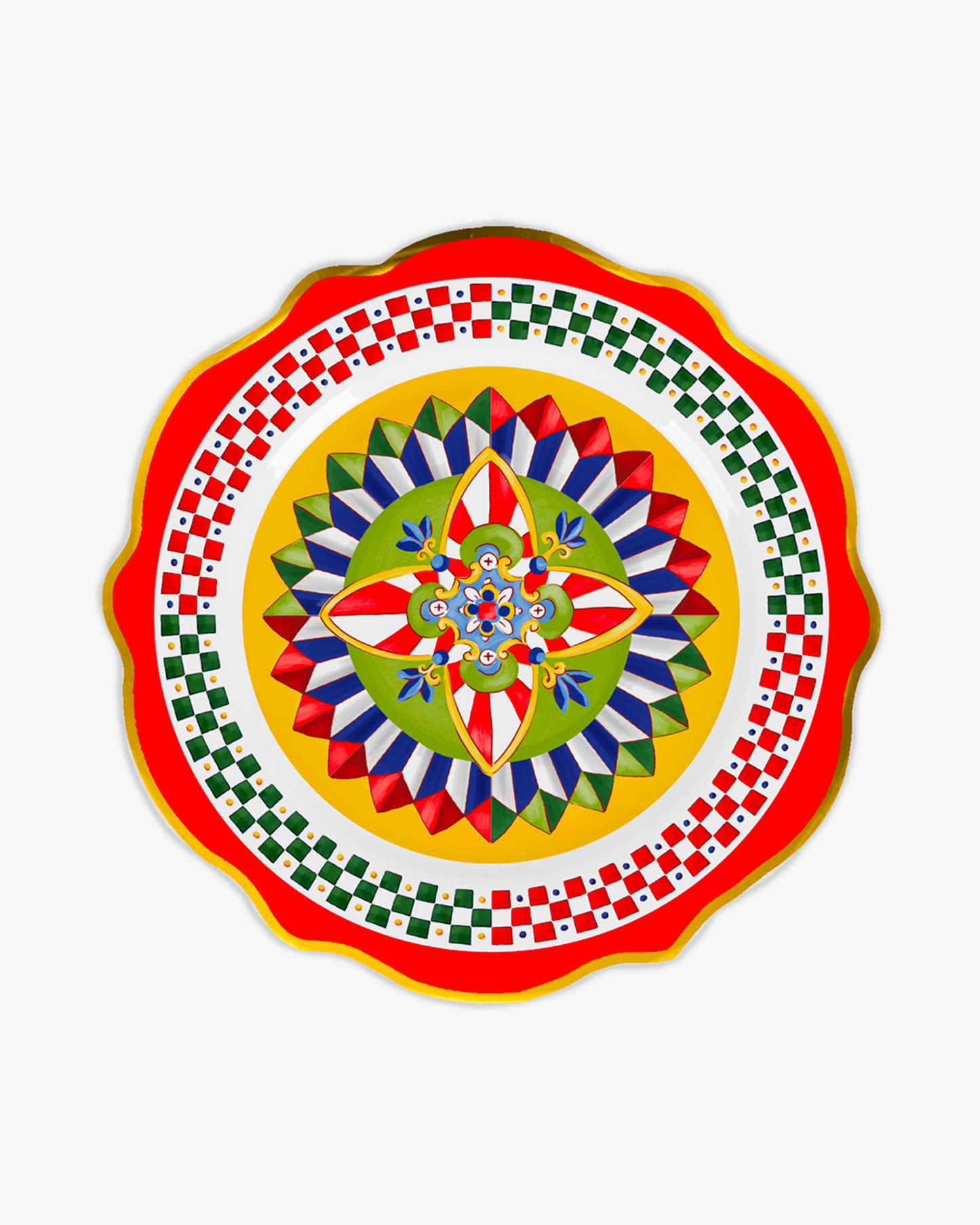 Assiette plate Geometria