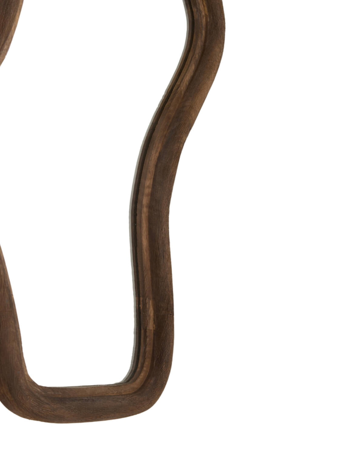 Miroir Celano en bois foncé MM