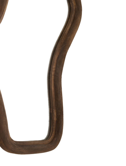 Miroir Celano en bois foncé MM