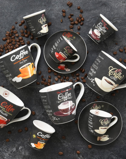 Set de 4 tasses à café Coffee lover