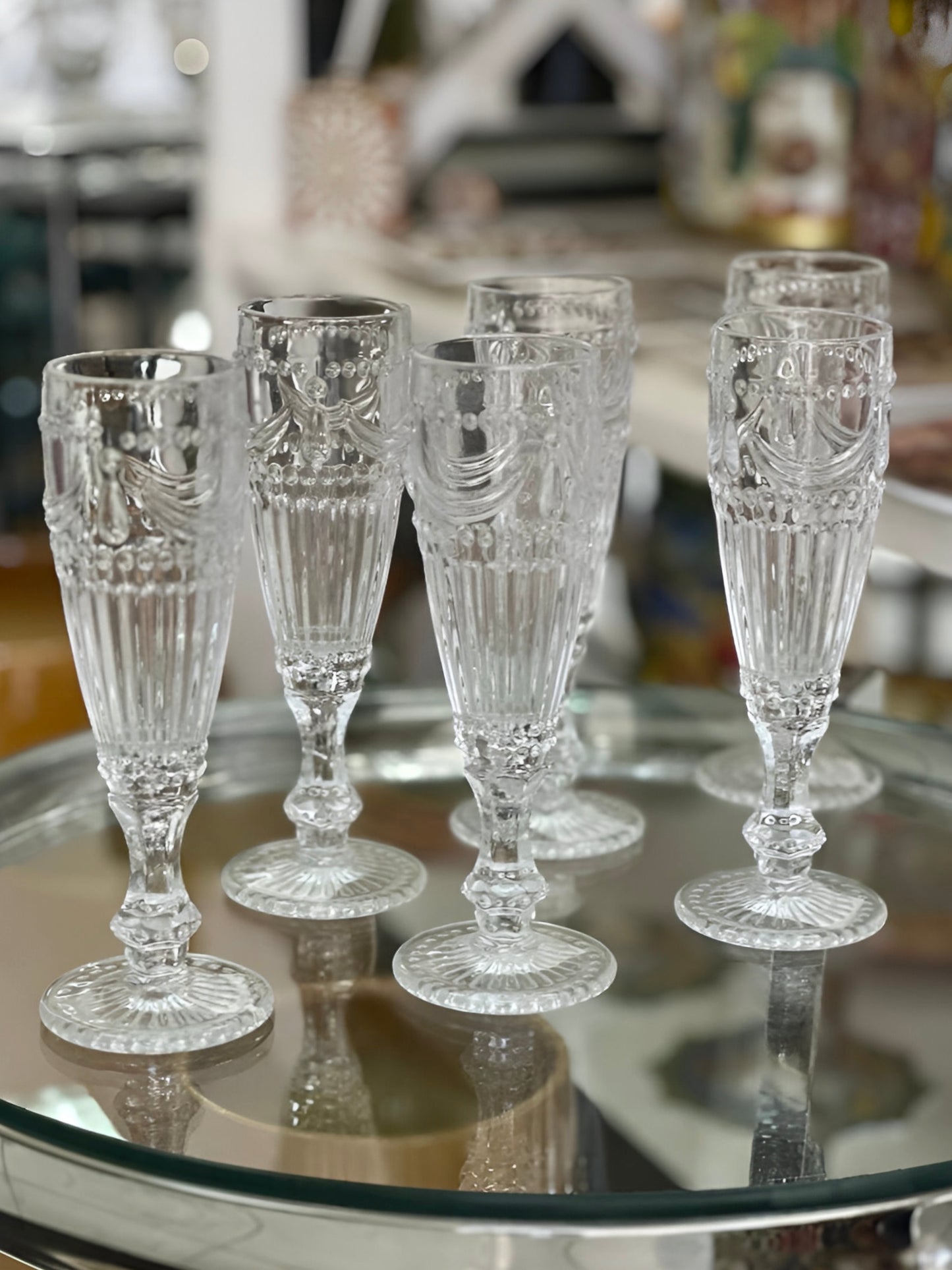 Set de 6 verres à champagne