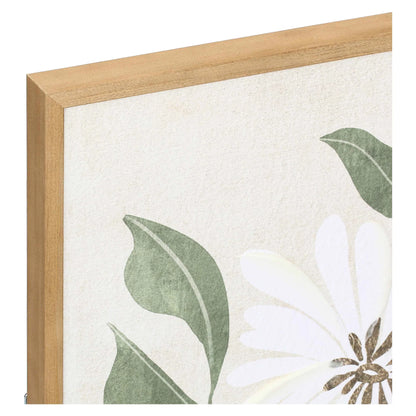 Tableau White Flowers 40x50