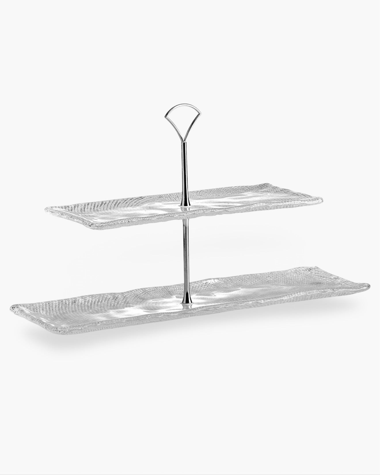 Présentoir à deux niveaux Diamante 43x13 cm @IVV