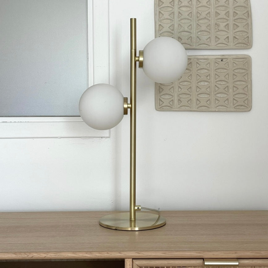 Lampe de table Edmond 2 globes