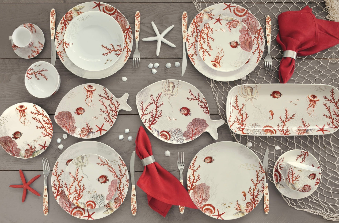 Assiette creuse Coral Reef