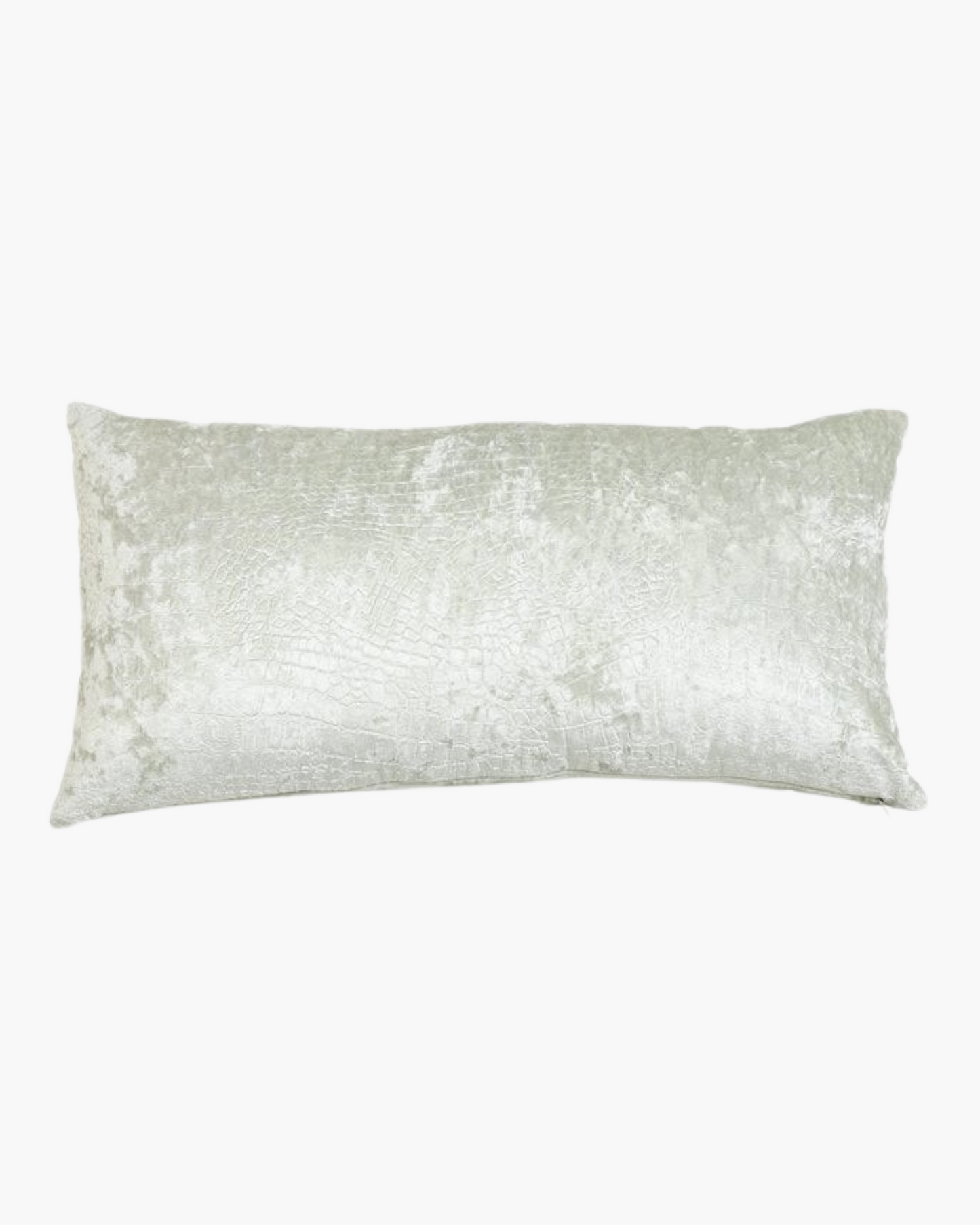 Coussin Bocanda en velours silver