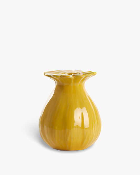 Flower vase yellow MM