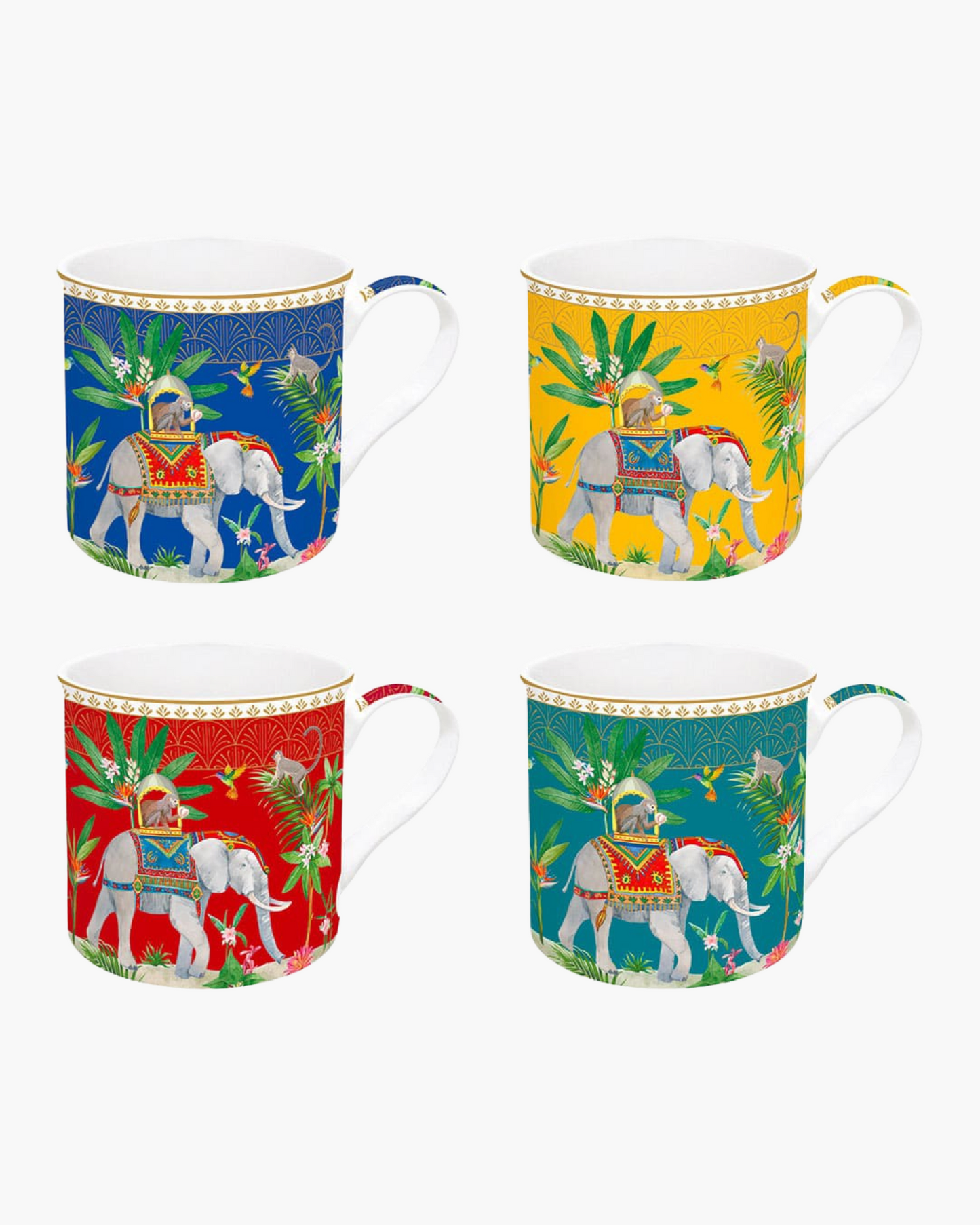 Set de 4 mugs Marajah