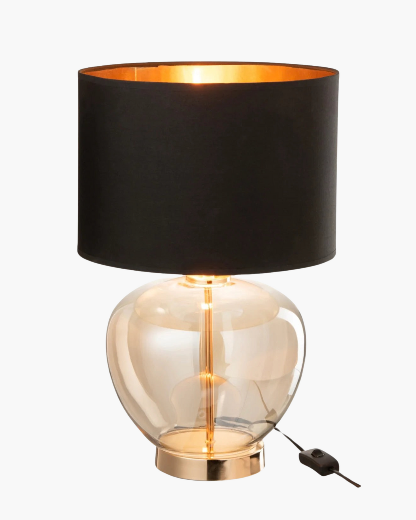 Lampe en verre bulle