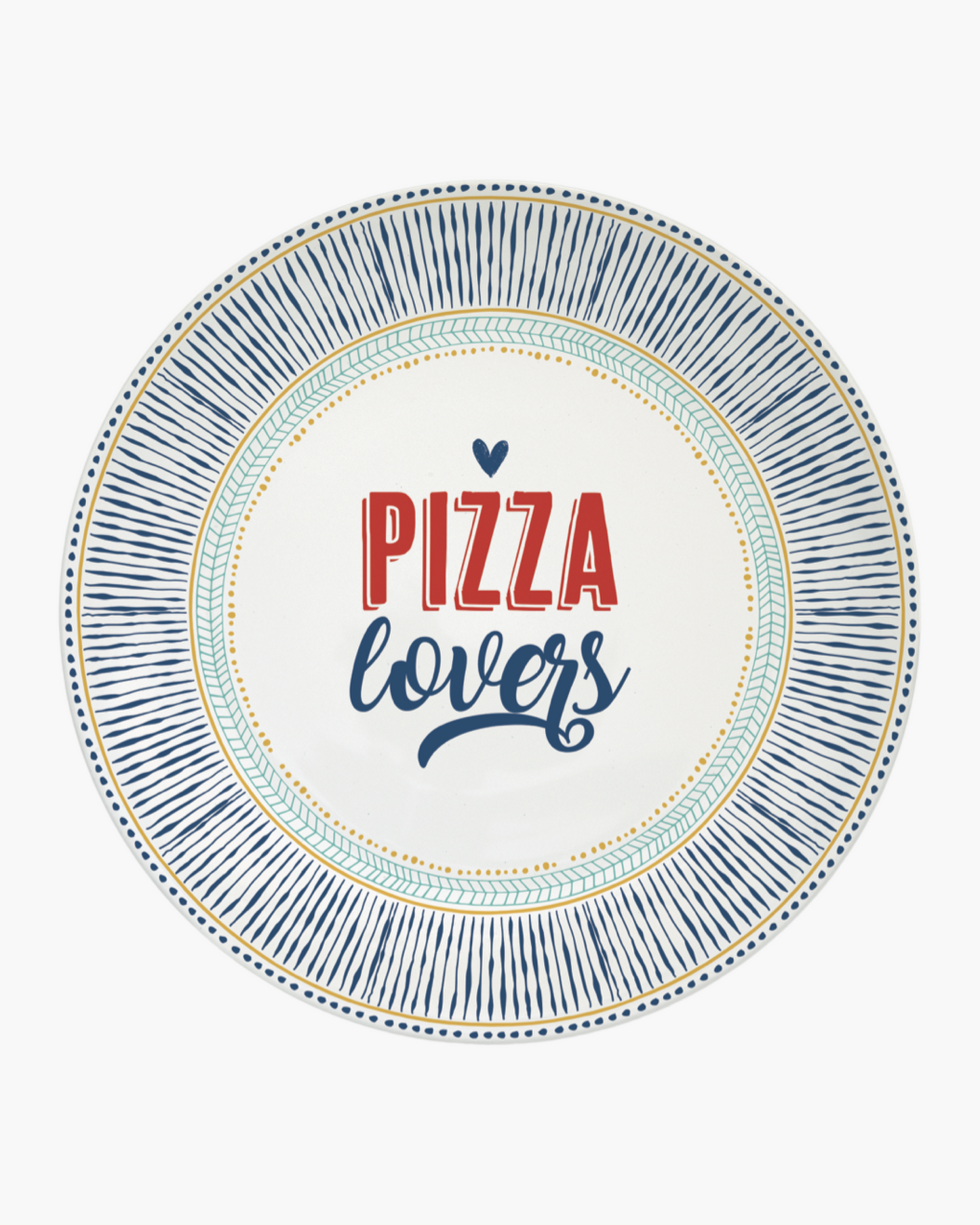 Assiette plate Pizza Lovers