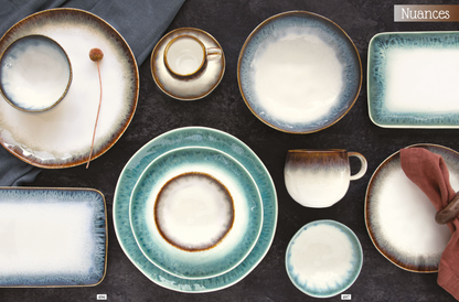 12x Assiette diner Nuances (prix à l’unité)