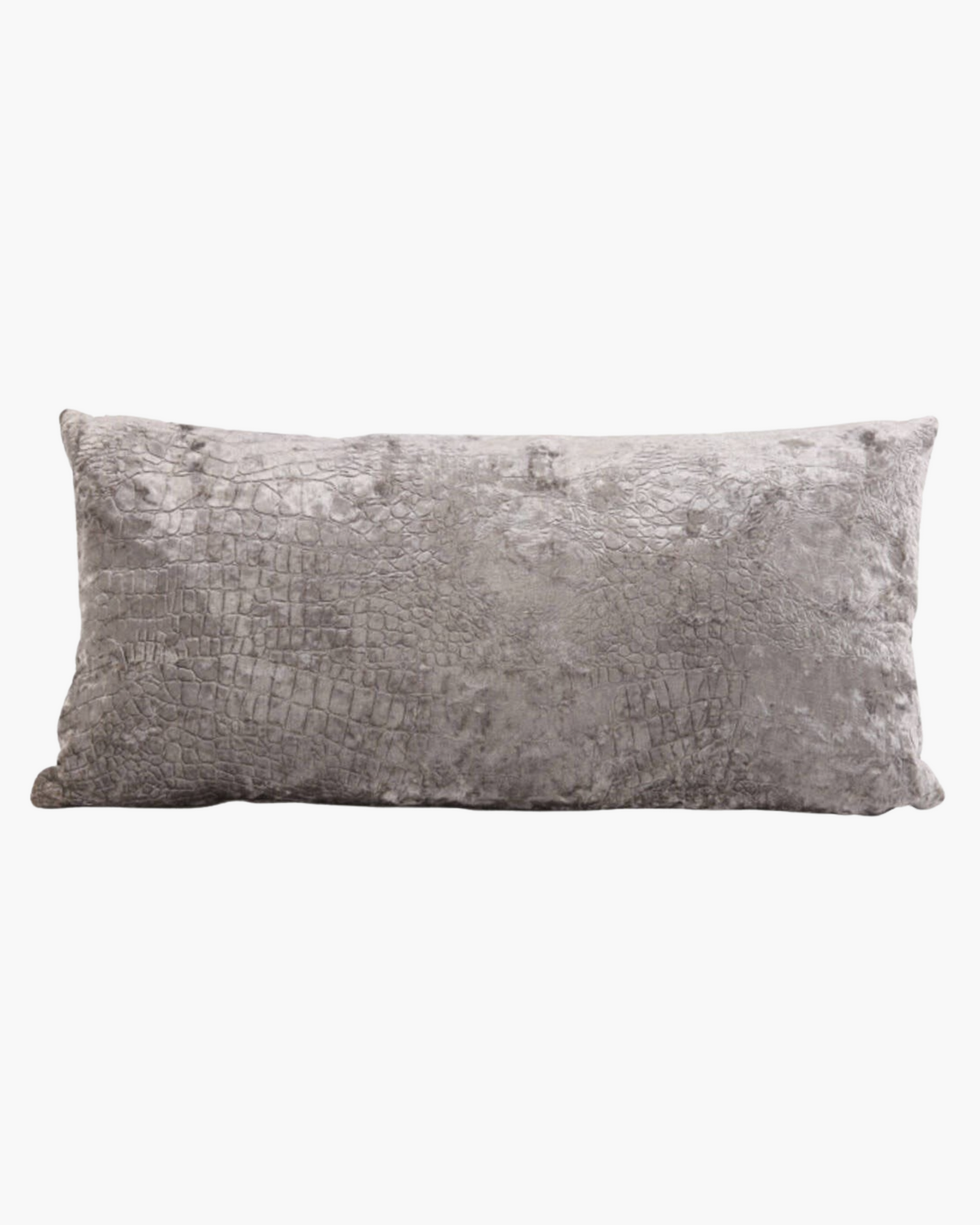 Coussin Bocanda en velours taupe