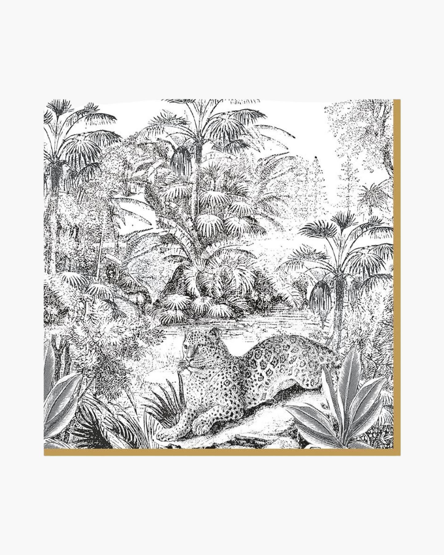 Lot de 20 serviettes en papier 3 plis Rain Forest